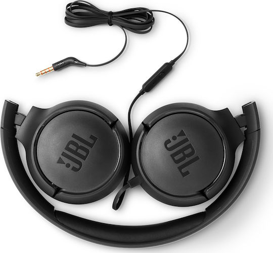 JBL Tune 500 Wired On Ear Headphones Black