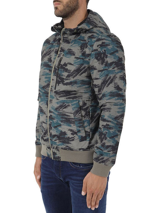 Basehit Μπουφάν Bomber Camo Olive