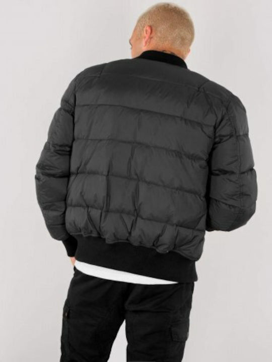 Alpha Industries MA-1 Geacă pentru bărbați Puffer Negru