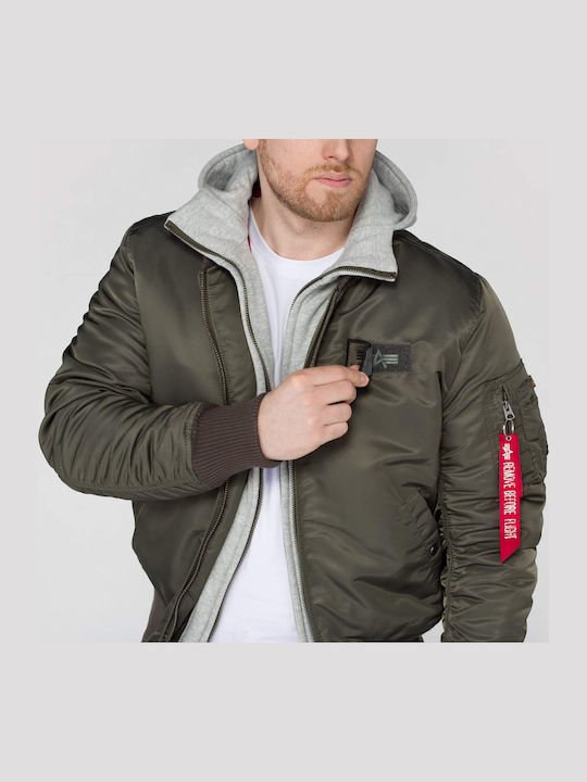 MA-1 D-Tec Winter Jacket Bomber Khaki