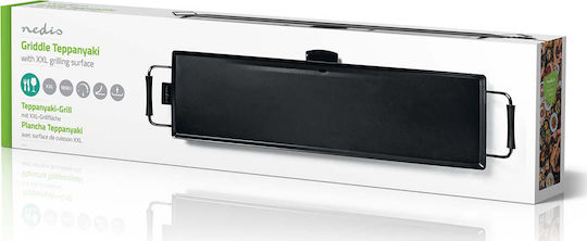 Nedis Teppanyaki Grilling Plate with Adjustable Thermostat 1800W 90x23cm.