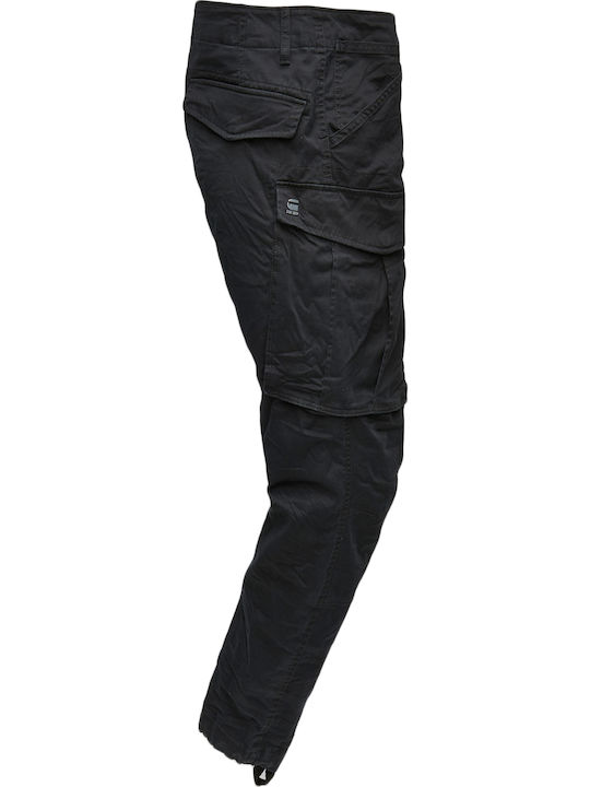 G-Star Raw Rovic Zip 3D Ανδρικό Παντελόνι Cargo Ελαστικό σε Κανονική Εφαρμογή Μαύρο