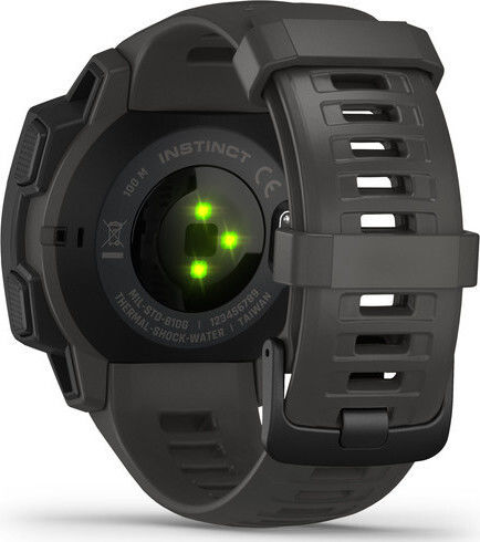 Garmin Instinct 45mm Αδιάβροχο Smartwatch με Παλμογράφο (Graphite)