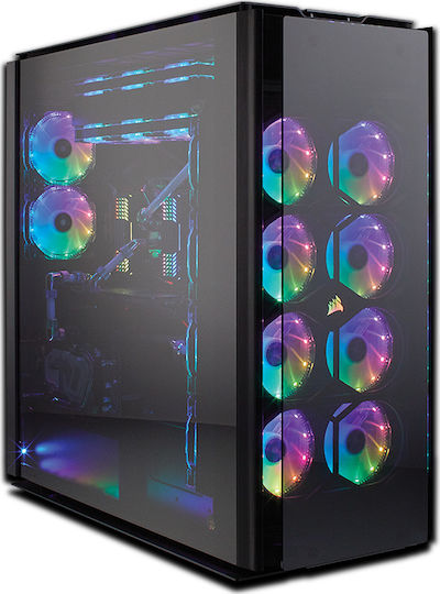 Corsair Obsidian 1000D Gaming Ultra Tower Κουτί Υπολογιστή με Πλαϊνό Παράθυρο Μαύρο