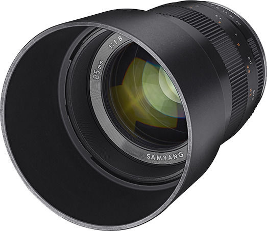 Samyang Crop Φωτογραφικός Φακός 85mm F1.8 ED UMC CS Telephoto για Micro Four Thirds (MFT) Mount Μαύρος
