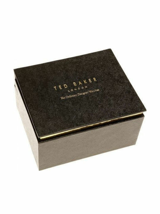 Ted Baker Josh Herrenuhr 40mm Chronograph Batterie mit Braun Lederarmband