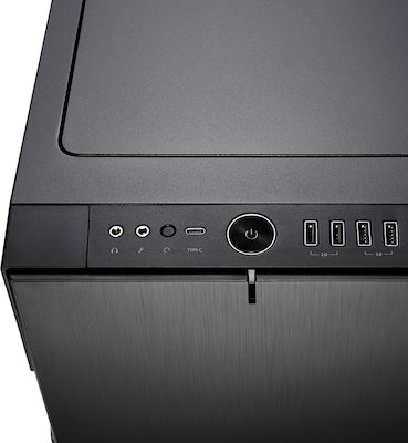 Fractal Design Define R6 USB-C Blackout Midi Tower Computer Case Black
