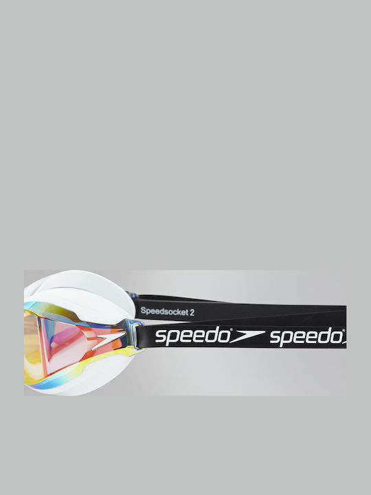 Speedo Fastskin Speedsocket 2 Swimming Goggles Adults with Anti-fog Lenses Blue