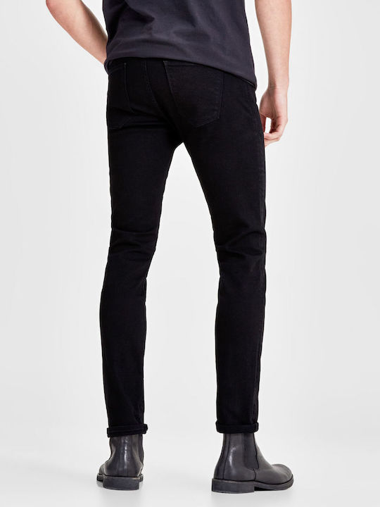 Jack & Jones Pantaloni de Bărbați din Jean în Croială Slim Negru