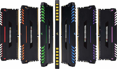 Corsair Vengeance RGB 16GB DDR4 RAM mit 2 Modulen (2x8GB) und Geschwindigkeit 3200 für Schreibtisch