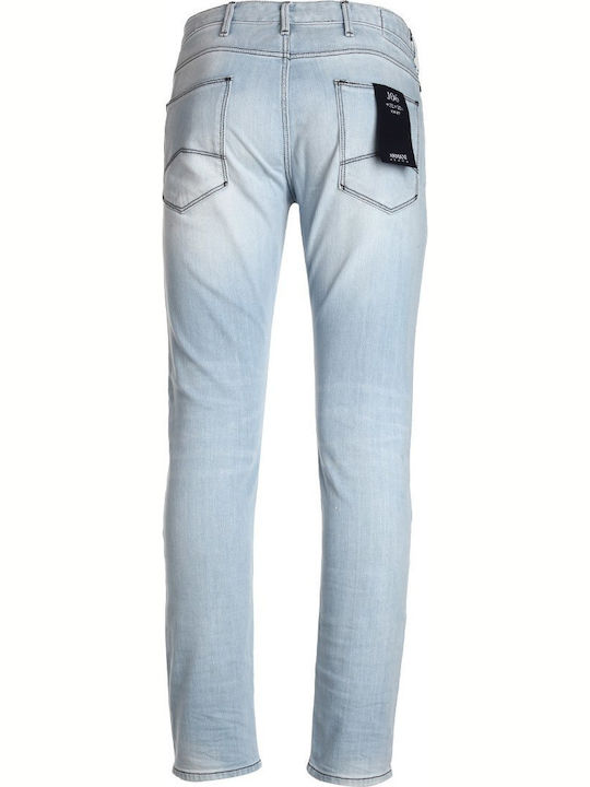 Emporio Armani Ανδρικό Παντελόνι Τζιν με Slim Εφαρμογή Μπλε