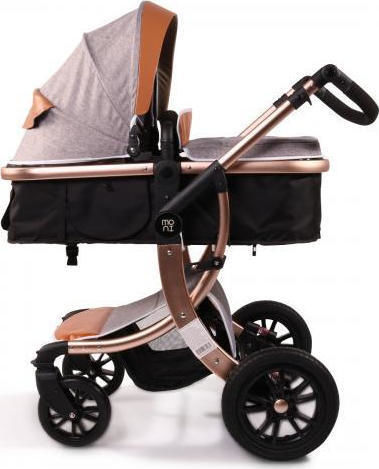 Moni Sofie Adjustable 2 in 1 Baby Stroller Suitable for Newborn Gray 11.5kg