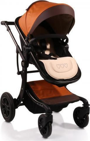 Moni Sofie Adjustable 2 in 1 Baby Stroller Suitable for Newborn Leather 11.5kg