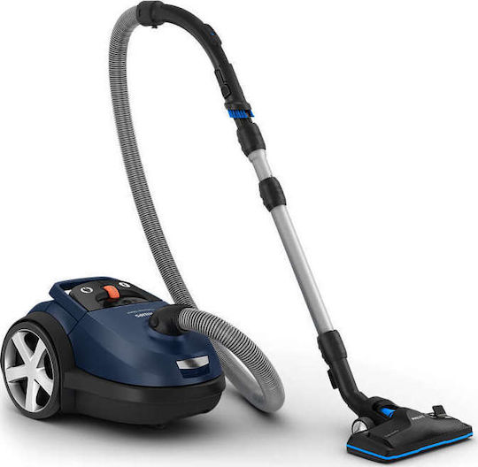 Philips Performer Silent Staubsauger 750W Eingetütet 4Es Blau