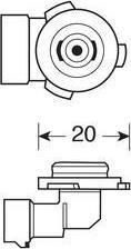 Lampa Лампи Автомобила H10 Canbus Халогенни 12V 42W 1бр 57961