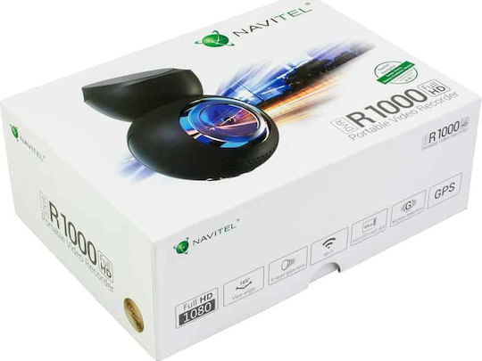 Navitel R1000 Κάμερα DVR Αυτοκινήτου 1080P με Οθόνη 1.2" Wi-Fi, GPS