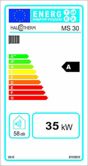 Halcotherm MS 30 Boiler Condensation Petroleum with Burner 30000kcal/h