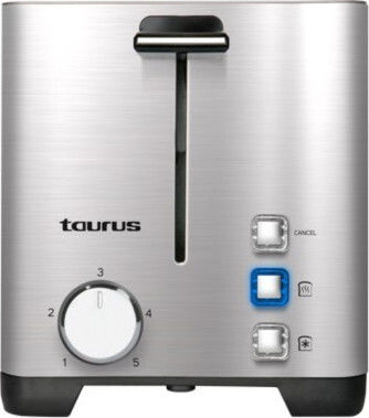 Taurus MyToast II Legend Toaster 2 Slots 850W Inox