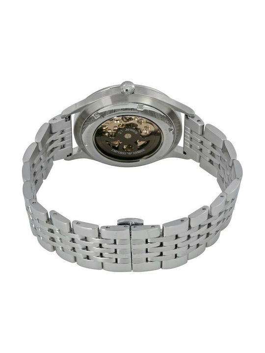 Emporio Armani Uhr Automatisch mit Silber Metallarmband