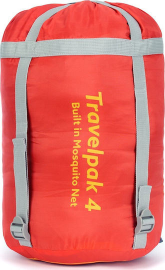 Snugpak Sleeping Bag Single 3 Seasons Travelpak 4 Grey