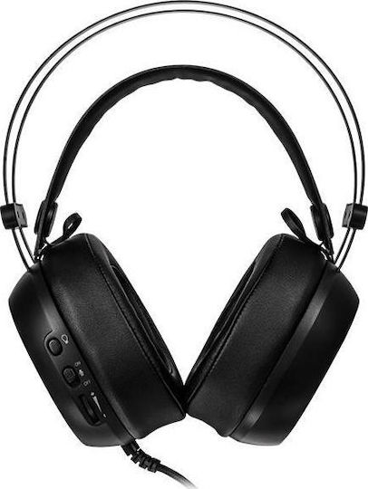 Thermaltake Shock Pro Rgb 7.1 Over Ear Gaming Headset με σύνδεση USB