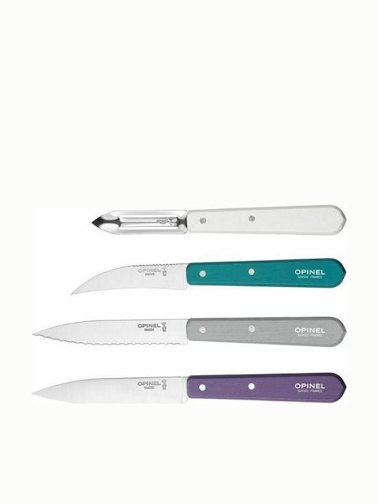 Opinel Art Deco Knife Set of Stainless Steel 4pcs