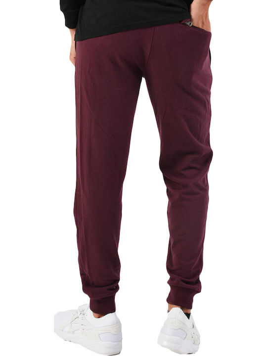 Sweatpants with Elastic Wine