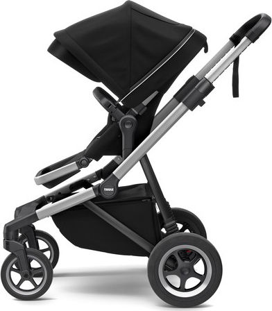 Thule Sleek Ρυθμιζόμενο Καρότσι Μωρού Kατάλληλο για Nεογέννητο Midnight Black 14.9kg