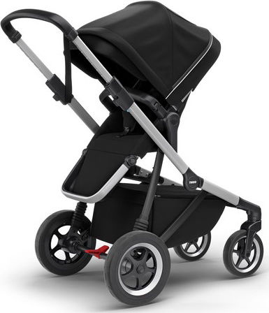 Thule Sleek Ρυθμιζόμενο Καρότσι Μωρού Kατάλληλο για Nεογέννητο Midnight Black 14.9kg