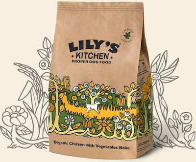 Lily's Kitchen Organic Chicken & Vegetable 7kg Dry Food for Adult Dogs with Vegetables