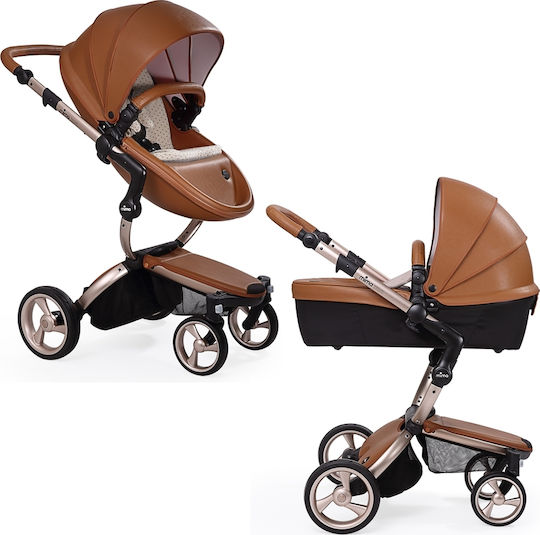 Mima Xari Verstellbar 2 in 1 Baby Kinderwagen Geeignet für Neugeborene Flair-Camel / Gold 13.4kg