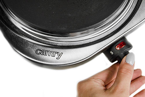 Camry CR-6510 Enamel Countertop Single Burner Inox