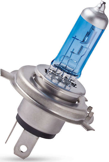 Philips Lamps Motorcycle CrystalVision Ultra H4 Halogen 3700K Warm White 12V 55W 1pcs