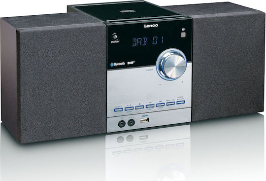 Lenco Аудиосистема 2 MC-150 MC-150 20W с CD Player и Bluetooth Черен