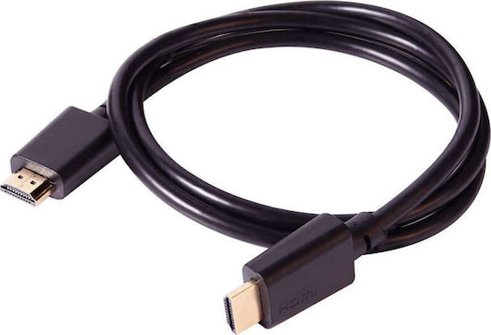 Club3D HDMI 2.1 Ultra High Speed 48Gbps 4K 120Hz HDR VRR Cable HDMI male - HDMI male 1m Μαύρο