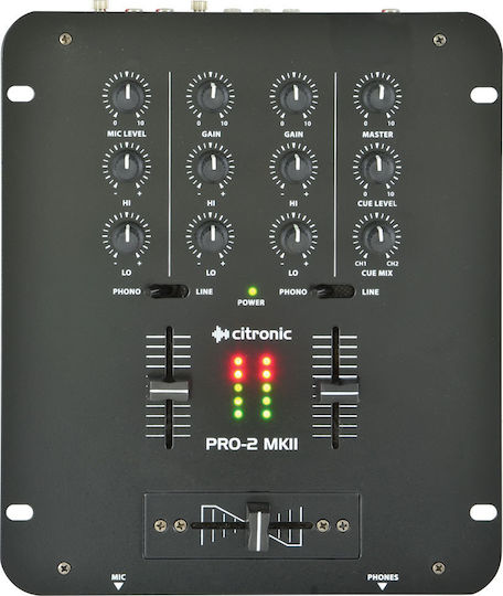 Citronic PRO-2b Αναλογικός Μίκτης 2 Καναλιών