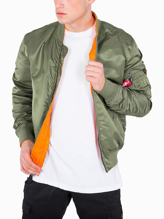 Alpha Industries MA-1 VF LW Usaf Jacket Bomber Green 186103-01