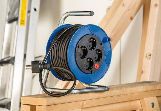 Brennenstuhl Extension Reel Cord 3 x 1.5mm²/15m Blue