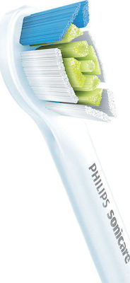 Philips Sonicare W2c Optimal White Compact Ανταλλακτικές Κεφαλές για Ηλεκτρική Οδοντόβουρτσα HX6074/27 4τμχ