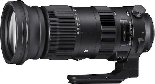 Sigma Full Frame Camera Lens 60-600mm f/4.5-6.3 DG OS HSM IS S Super Telephoto / Tele Zoom for Nikon F Mount Black