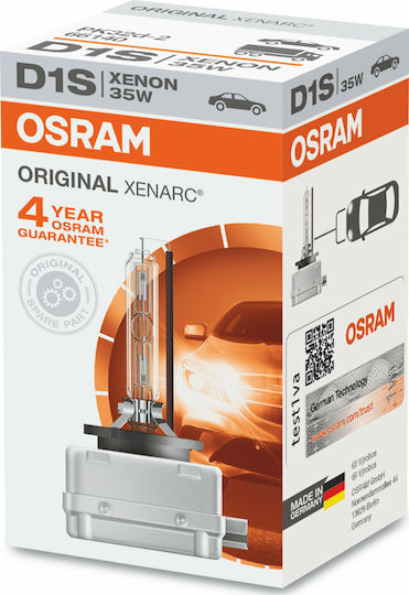 Osram Lamps Car Xenarc Original D1S Xenon 4150K Natural White 12V 35W 1pcs