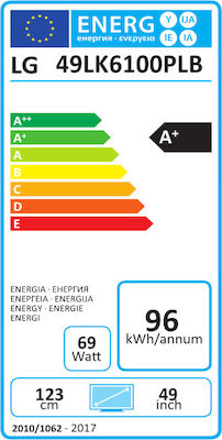 Smart Τηλεόραση 49" Full HD LED 49LK6100 HDR (2018)
