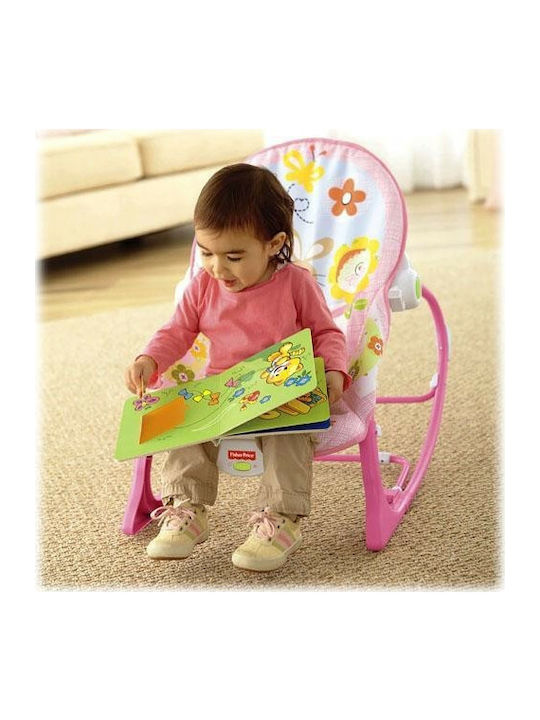 Fisher Price Electric Baby Bouncer Rocker Pink with Vibration for