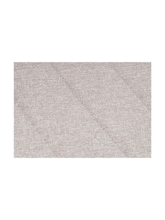 Juan Триместен Диван Спалня Текстил със съхранение Кафяв 210x84x86см.