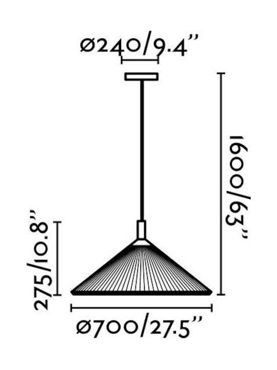 Faro Barcelona Hue Pendant Light Three-Light for Socket E27 Beige