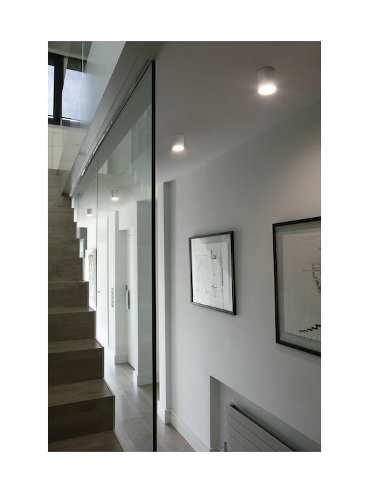 Faro Barcelona Haru Ceiling Mount Light White with Socket GU10