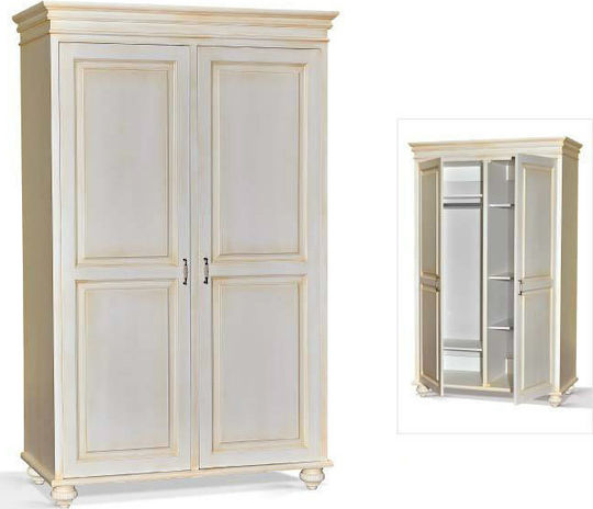 Doppeltür Kleiderschrank Ägäis 100x55x200cm