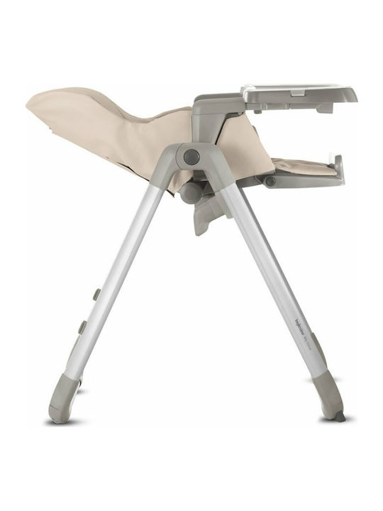 Inglesina My Time Foldable Baby Highchair with Adjustable Height Beige