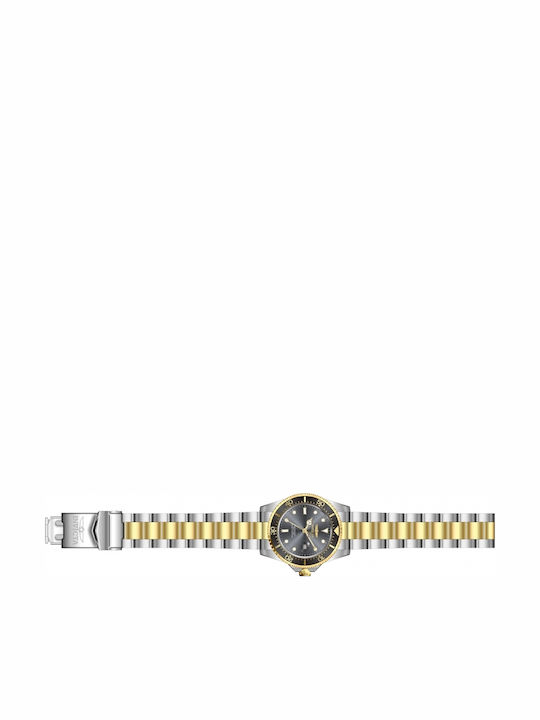 Invicta Pro Diver Ρολόι Μπαταρίας με Μεταλλικό Μπρασελέ Invicta Pro Diver Ρολόι Μπαταρίας με Μεταλλικό Μπρασελέ