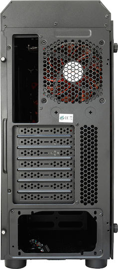 Chieftec Scorpion II Gaming Midi-Turm Computergehäuse mit Seitenfenster und RGB-Beleuchtung Schwarzes
